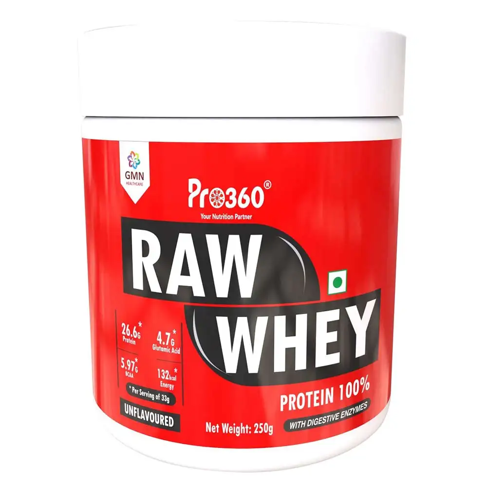 PRO360 Raw Whey Protein,  0.55 lb  Unflavoured