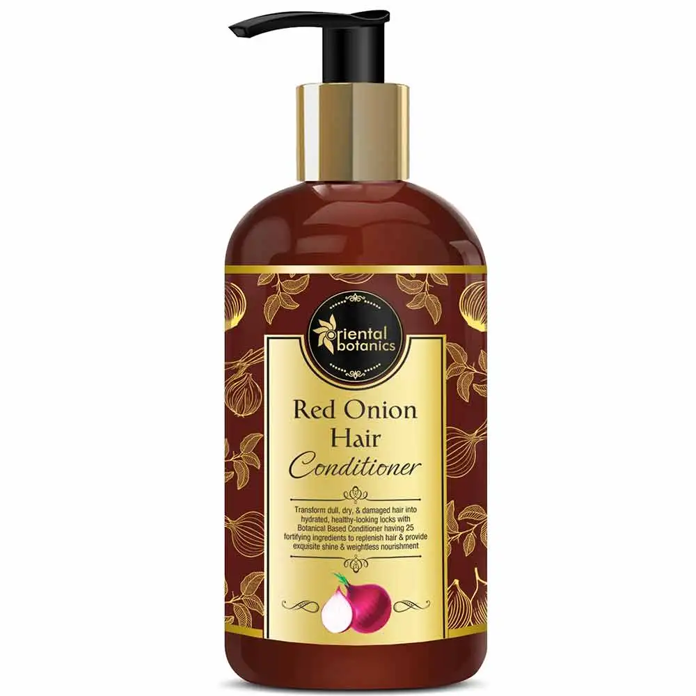 Oriental Botanics Red Onion Hair Conditioner,  300 ml  Replenish Hair with Exquisite Shine & Weightless Nourishment