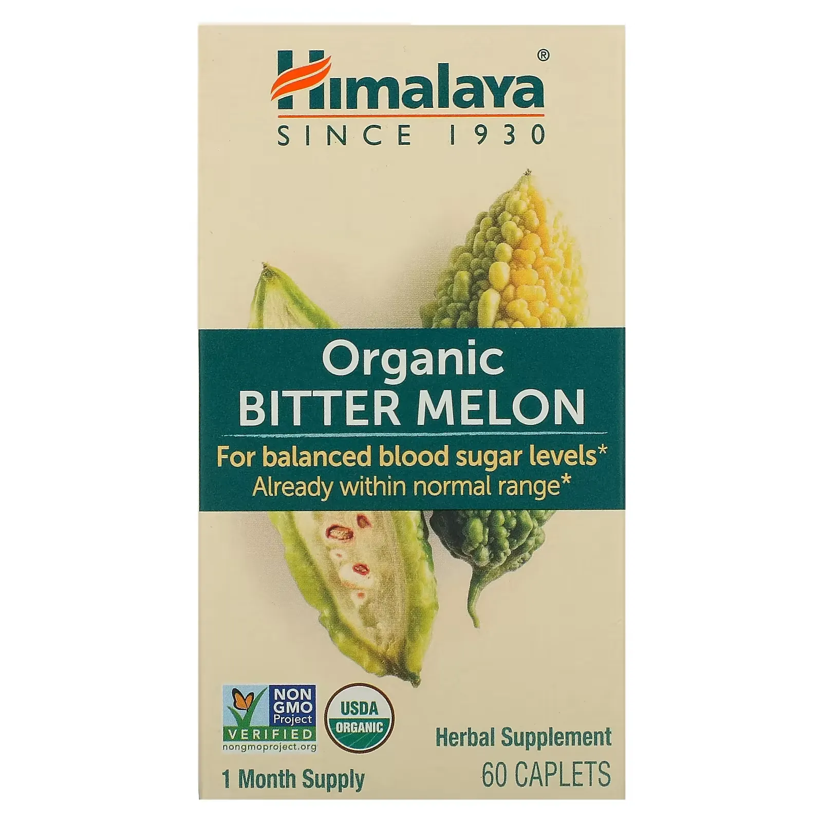 Organic Bitter Melon, 60 Caplets