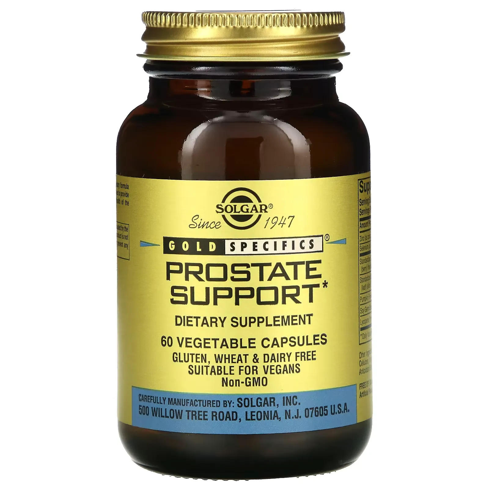 Gold Specifics, Prostate Support, 60 Vegetable Capsules