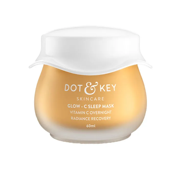 Dot & Key Vitamin C Gel Sleeping Mask For Glowing Skin, Reduces Dark Spots & Pigmentation