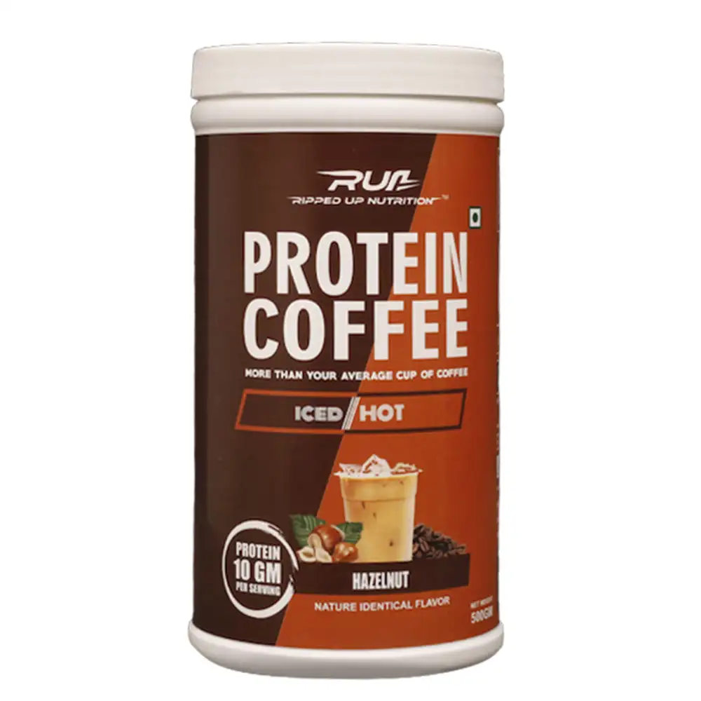 Ripped Up Nutrition Protein Coffee,  0.5 kg  Hazelnut