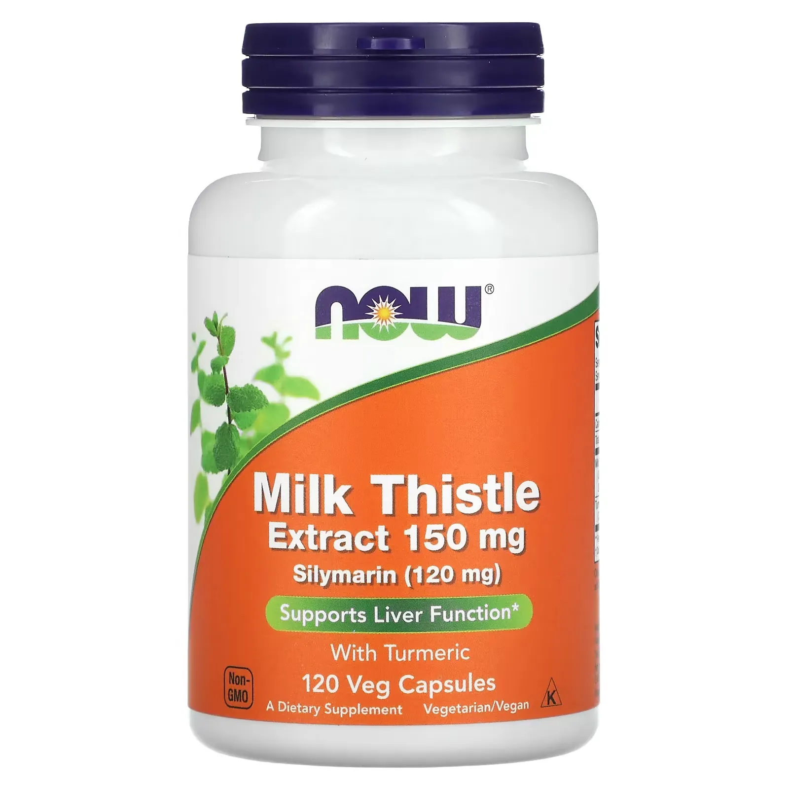 Milk Thistle Extract with Turmeric, 150 mg, 120 Veg Capsules