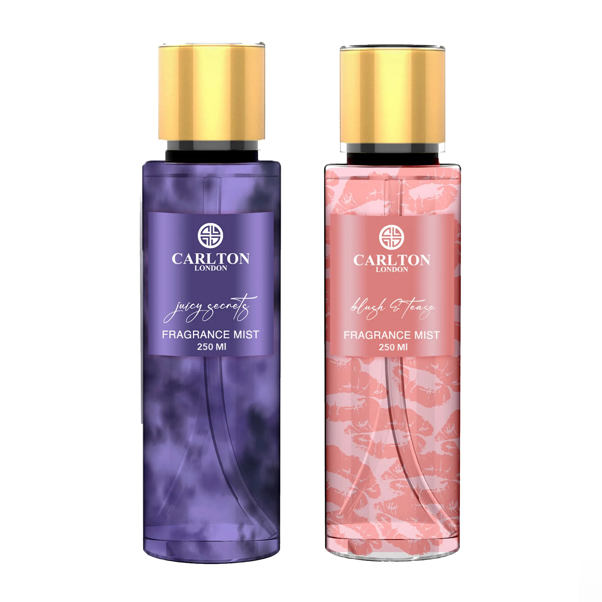 Carlton London Body Mist Combo - Blush & Tease And Juicy Secrets Body Mist