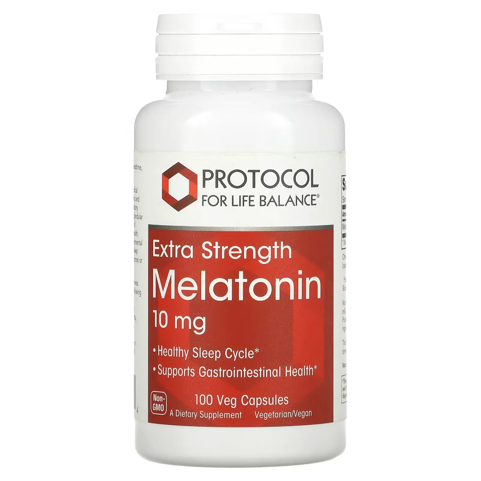 Melatonin, Extra Strength, 10 mg, 100 Veg Capsules