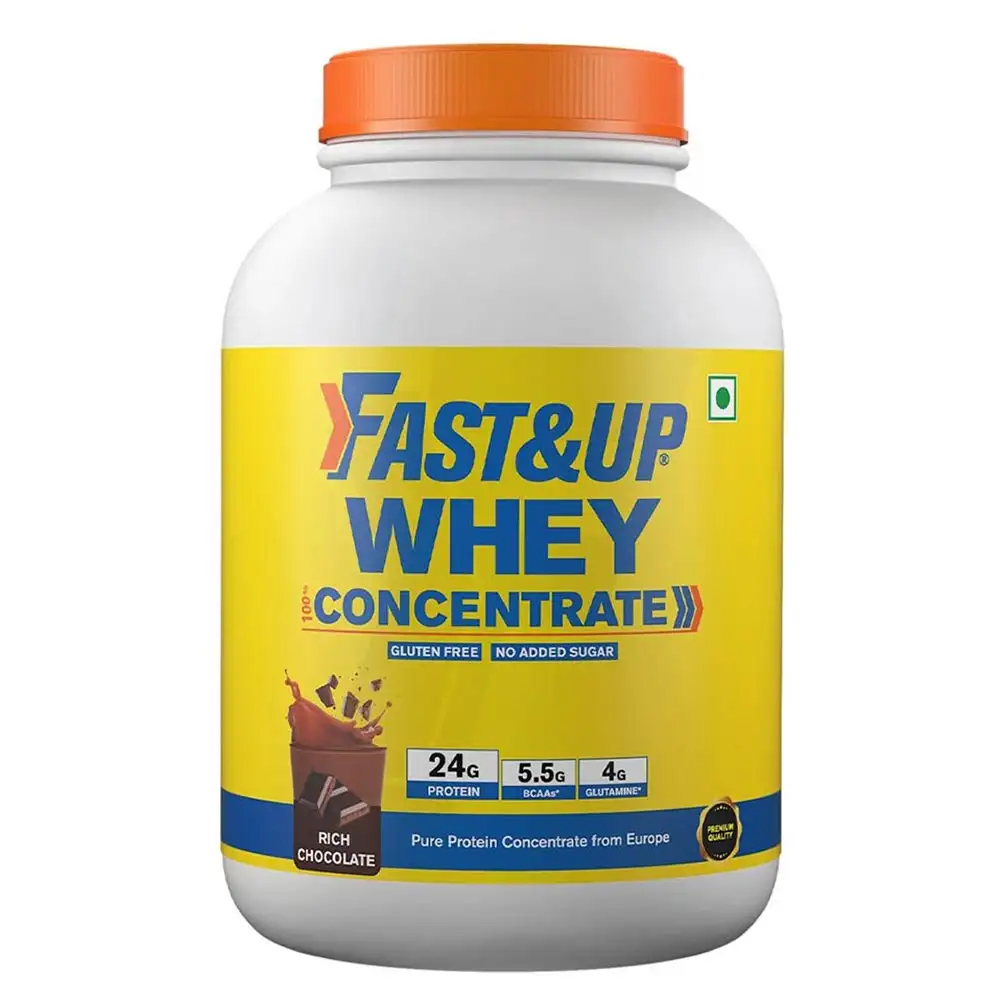 Fast & Up 100% Whey Concentrate,  4.23 lb  Rich Chocolate