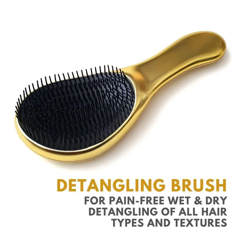 Alan Truman DT-06 Detangling Brush - Yellow Gold