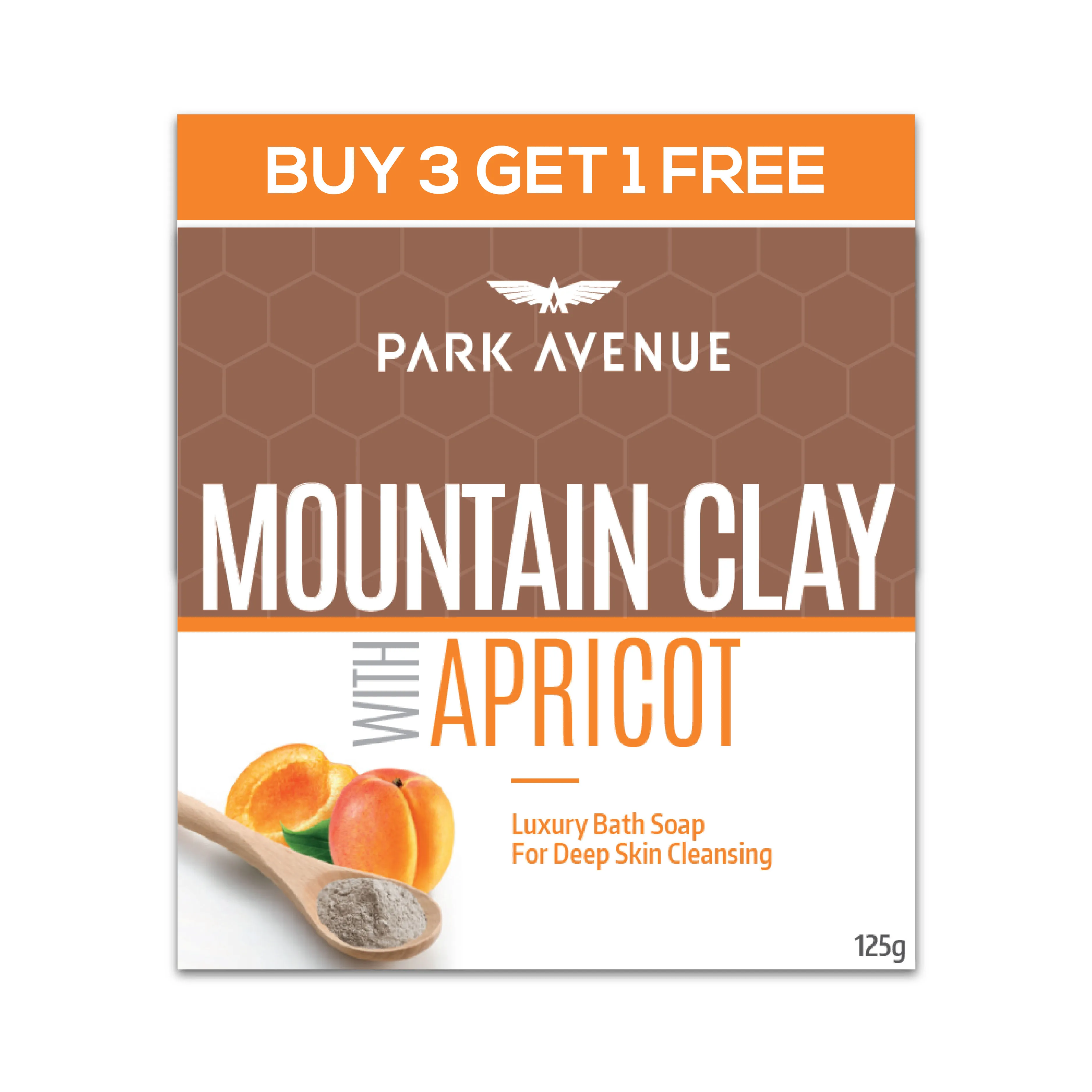 Park Avenue Mountain Clay with Apricot Soap (Buy 3 Get 1 Free)