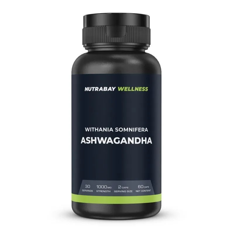 Nutrabay Wellness Ashwagandha Extract (withania Somnifera) 1000mg Capsules