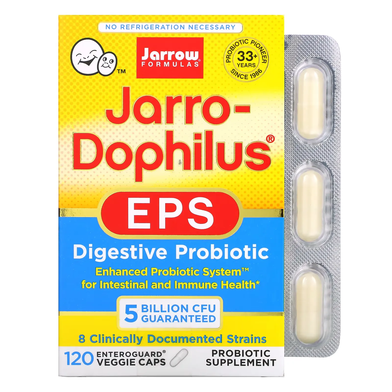 Jarro-Dophilus EPS, 5 Billion, 120 Veggie Caps