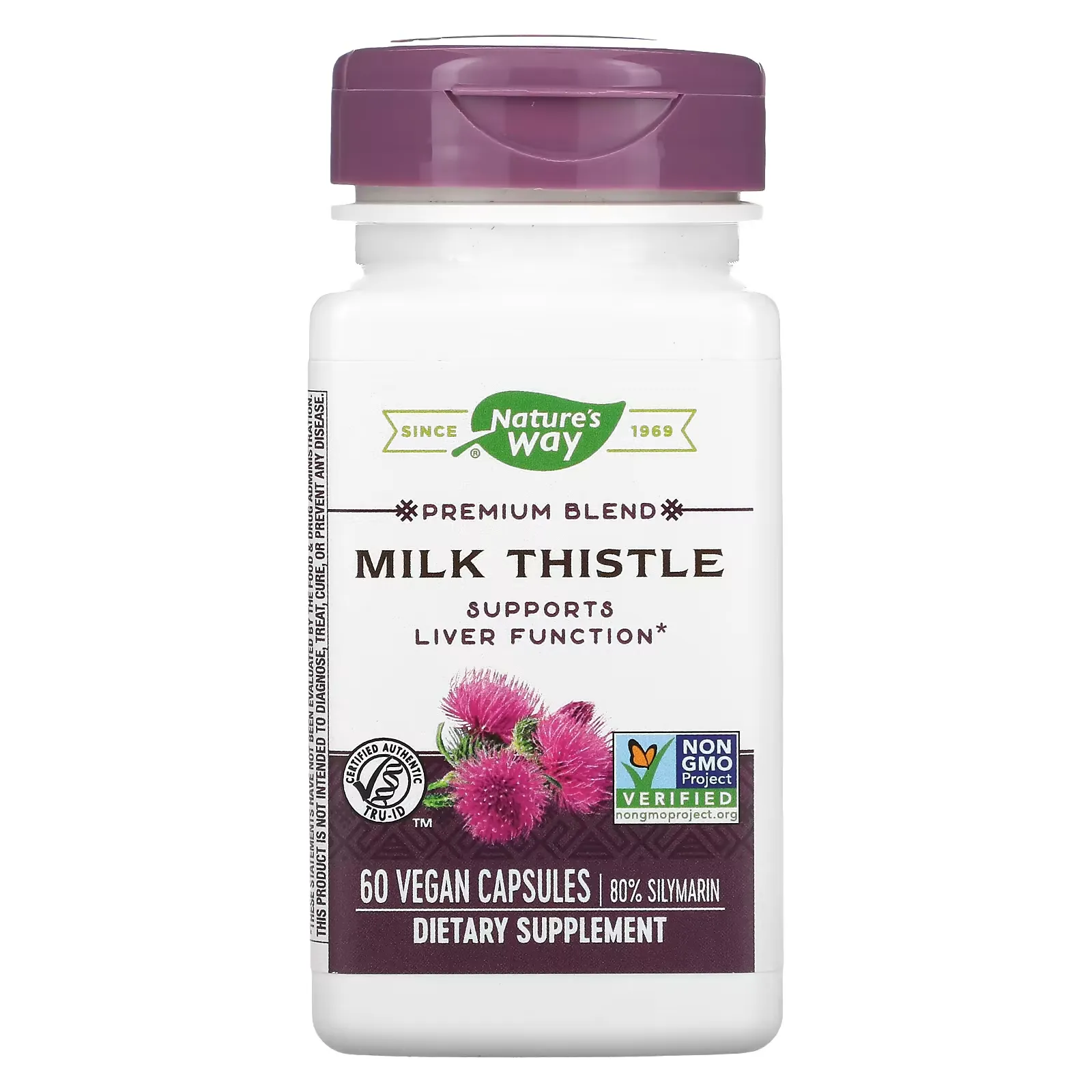 Premium Blend Milk Thistle, 60 Vegan Capsules