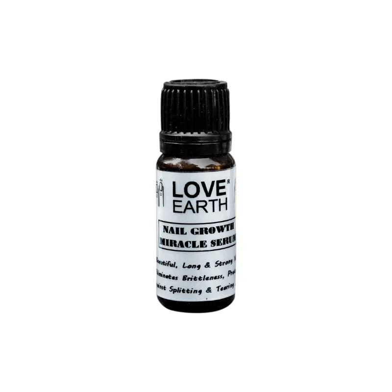 Love Earth Nail Growth Serum Enriched with Vitamin C Oil and Neem for Brittle and Weak Nails