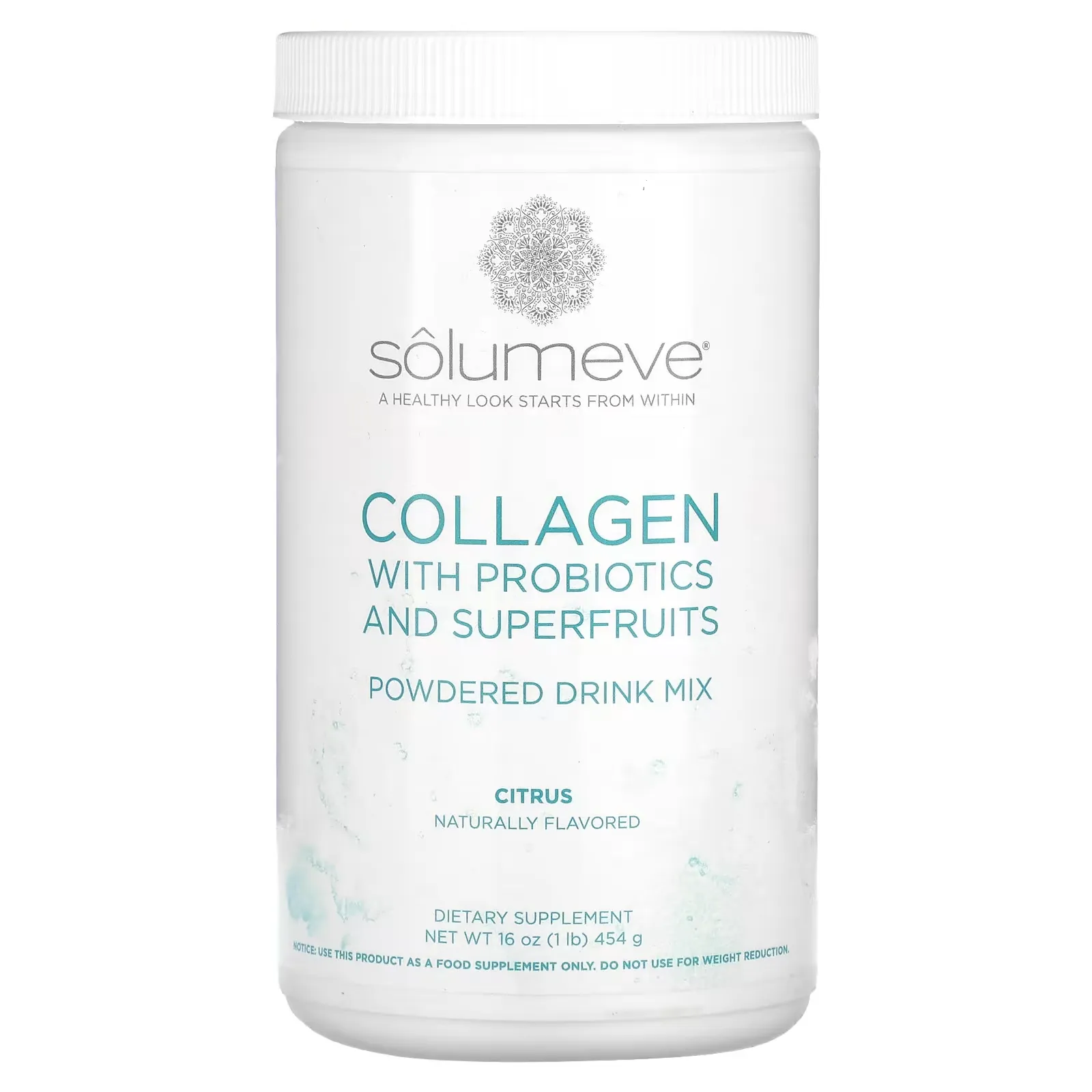 Collagen with Probiotics and Superfruits, Powdered Drink Mix, Citrus, 16 oz (454 g)