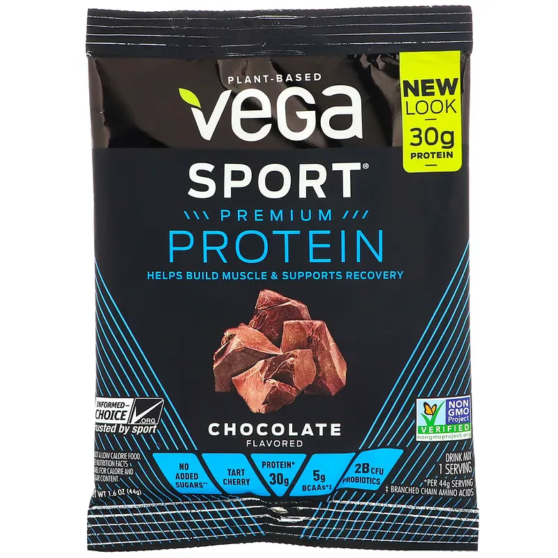 Sport Performance, Protein Powder, Chocolate, 1.6 oz (44 g)