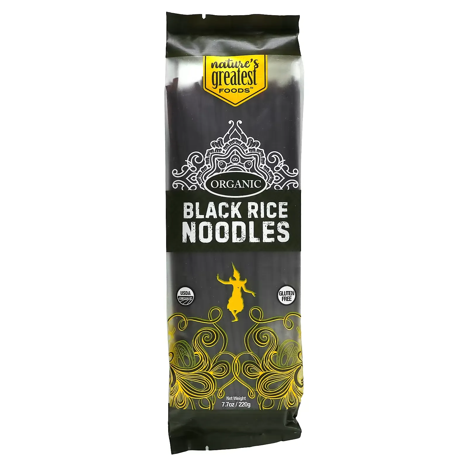 Organic Black Rice Noodles, 7.7 oz (220 g)