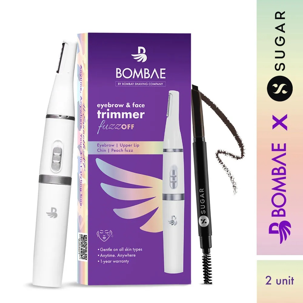 Bombae X SUGAR Brow Define Kit - Trimmer & Brow Definer (Felix Onyx)