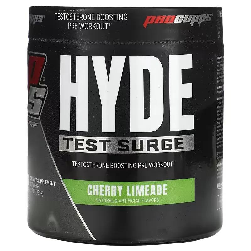 Hyde, Test Surge, Testosterone Boosting Pre-Workout, Cherry Limeade, 11.7 oz (333 g)