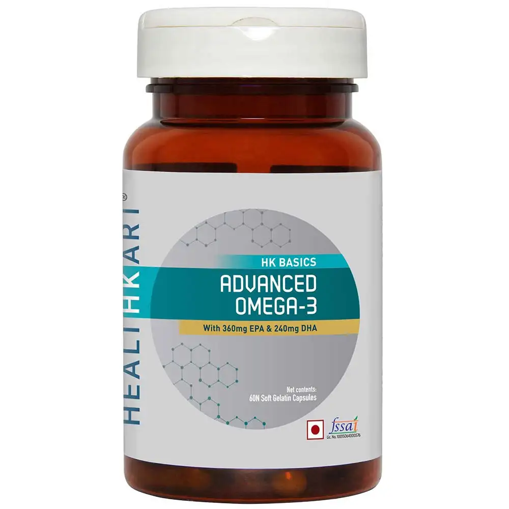 Healt Advanced Omega-3 with 360mg EPA & 240mg DHA OP,  60 capsules