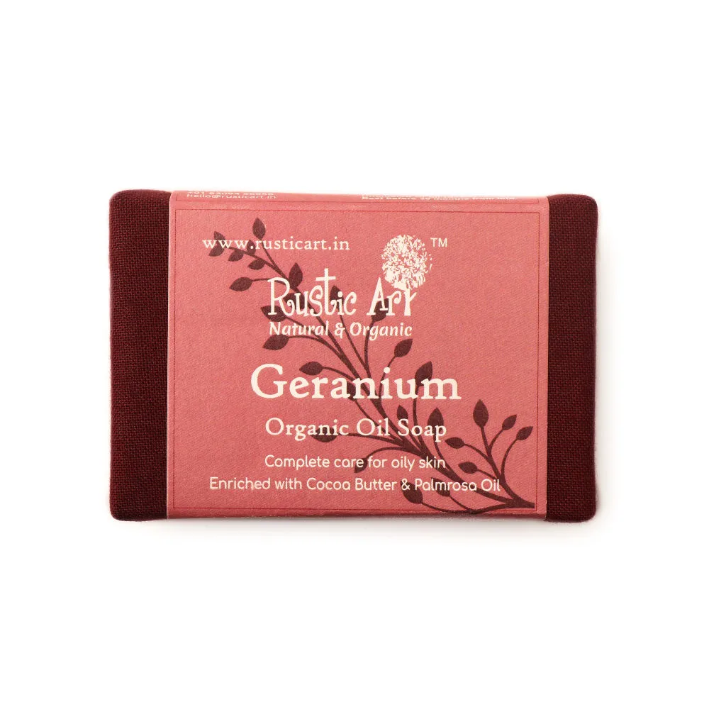 Rustic Art Organic Geranium Soap