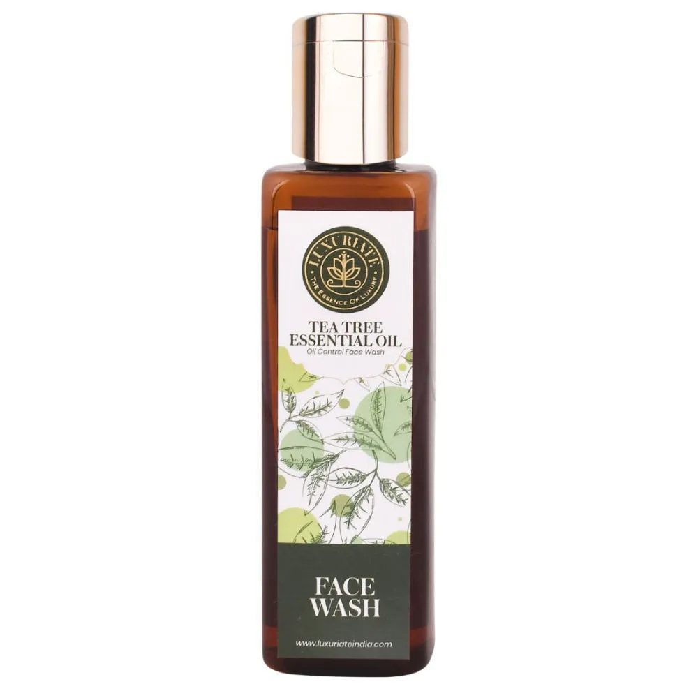 LUXURIATE Tea Tree Essential Oil Control Face Wash