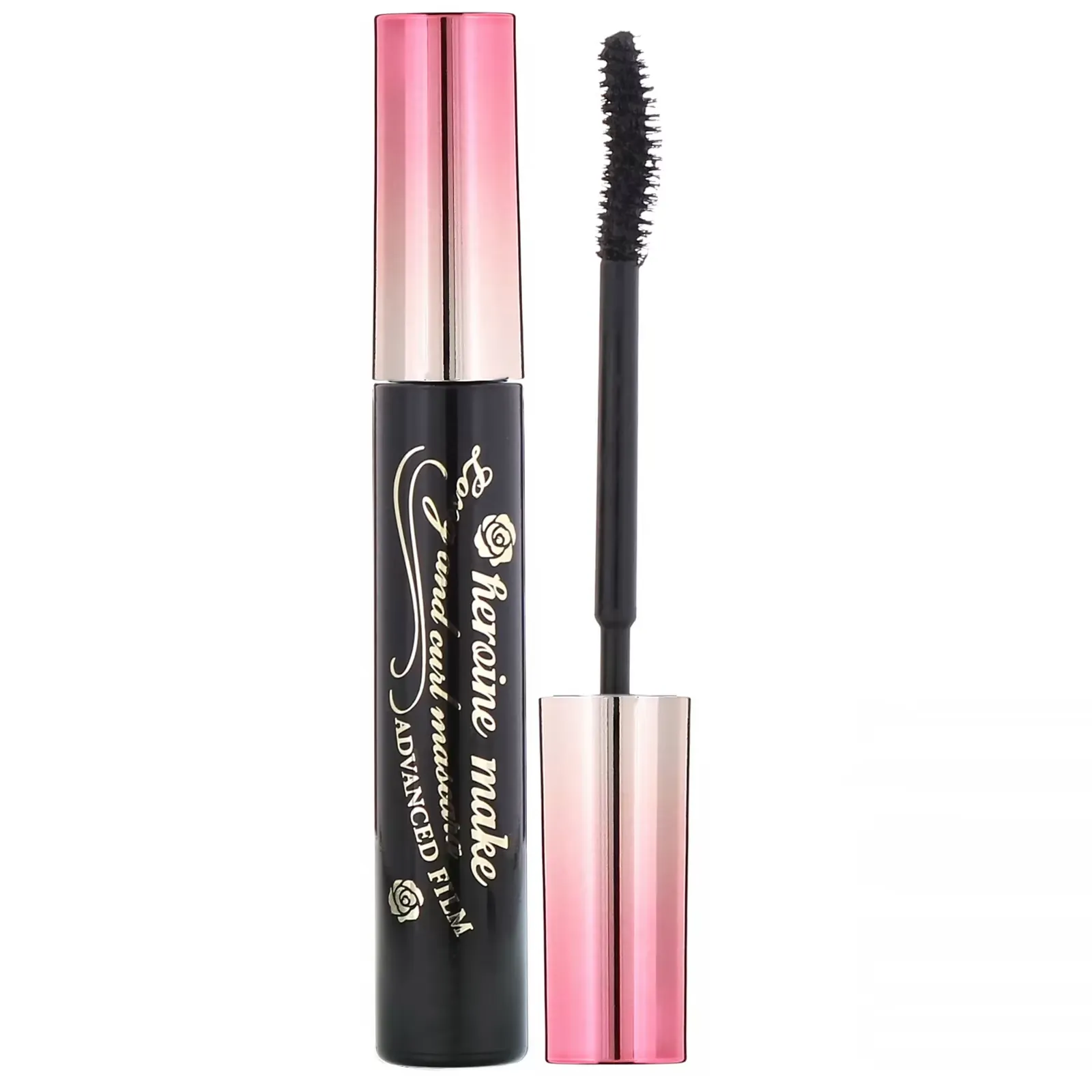 Heroine Make, Long & Curl Mascara, Advanced Film, Smudge Proof Waterproof,  #01 Jet Black, 0.21 oz (6 g)