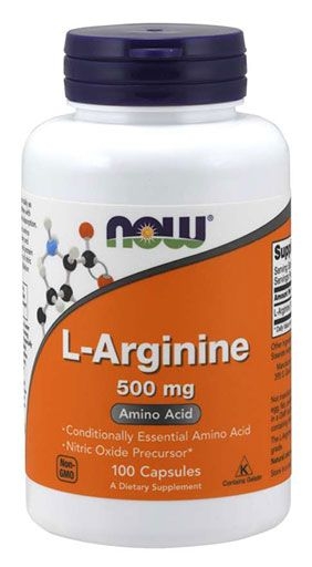 NOW Sports, L-Arginine, 500 mg, 100 Caps