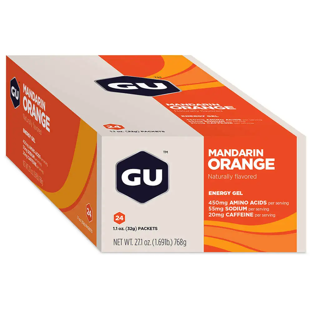 GU Energy Gel,  24 Piece(s)/Pack  Mandarin Orange