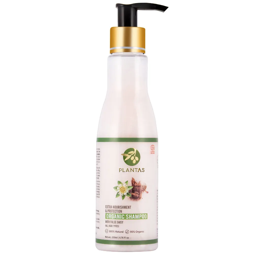 PLANTAS Extra Nourishment & Protection Organic Shampoo