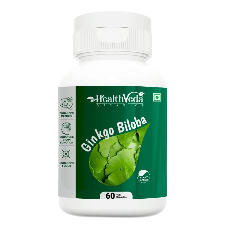 Health Veda Organics Ginkgo Biloba Supplements