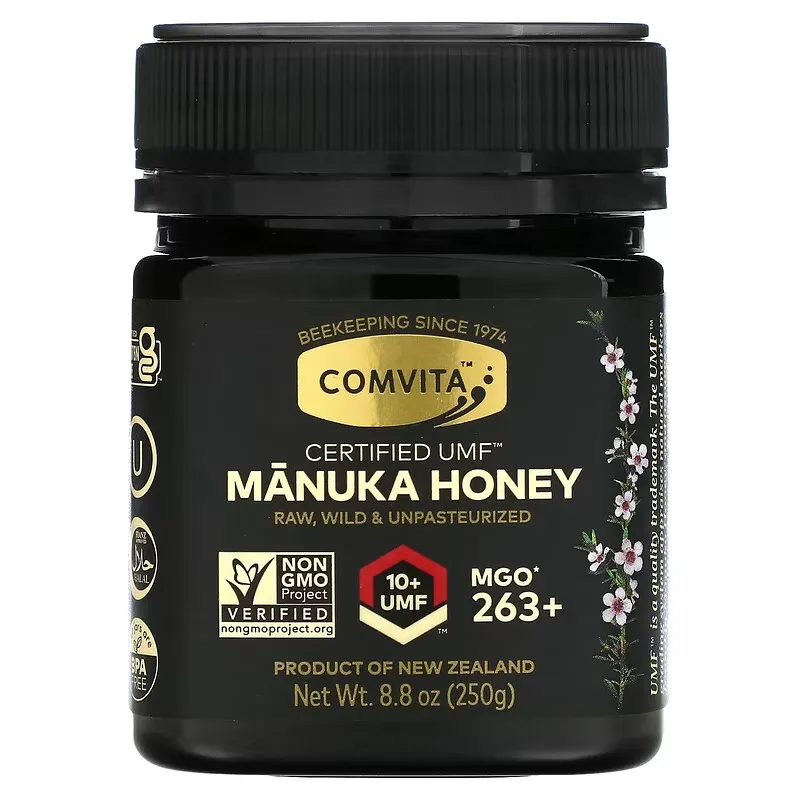 Certified UMF Manuka Honey, MGO 263+, 8.8 oz (250 g)