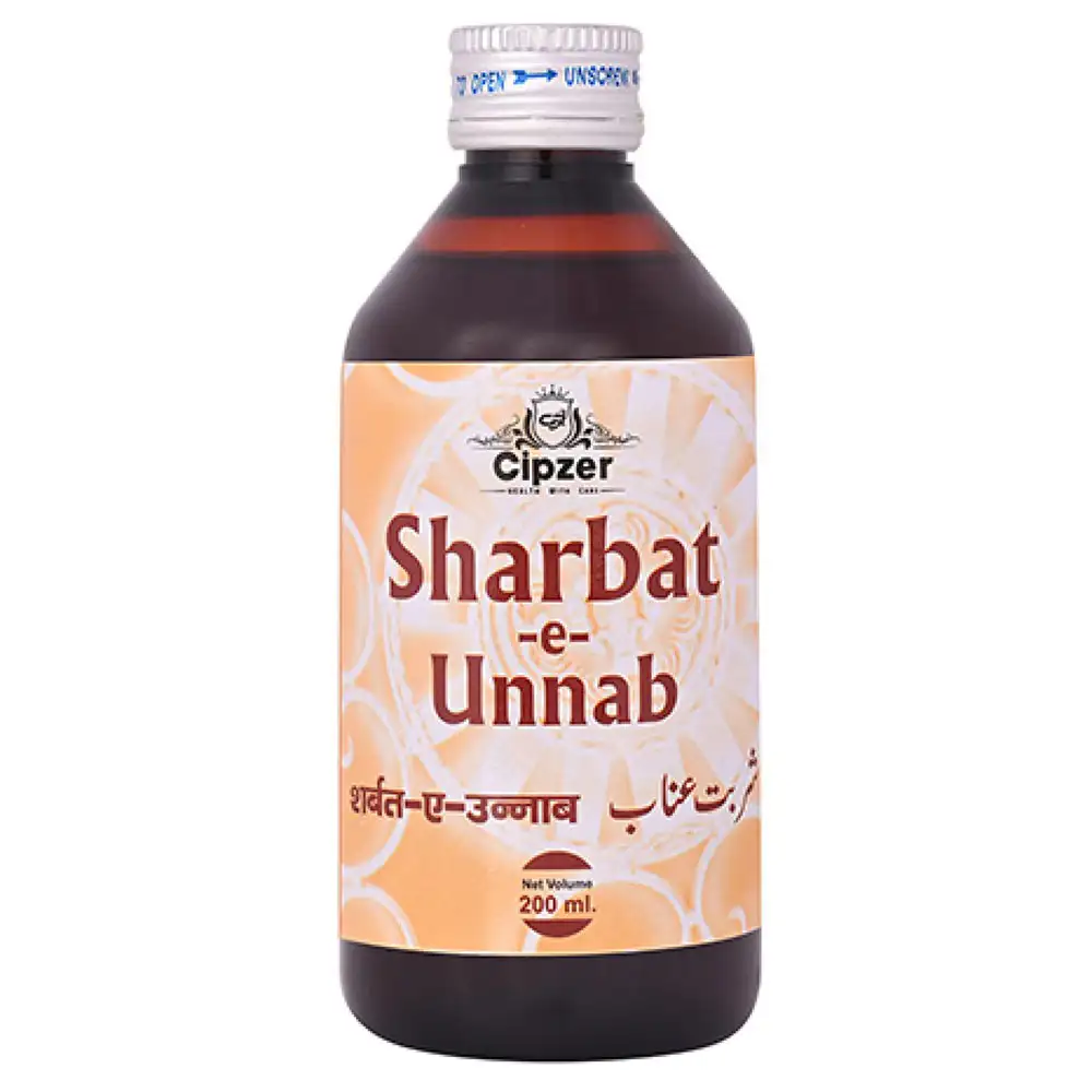 Cipzer Sharbat-E-Unnab,  Unflavoured  200 ml