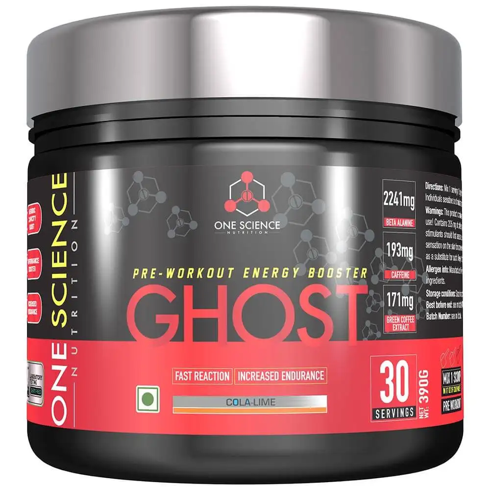 One Science Ghost Pre Workout,  0.85 lb  Cola Lime