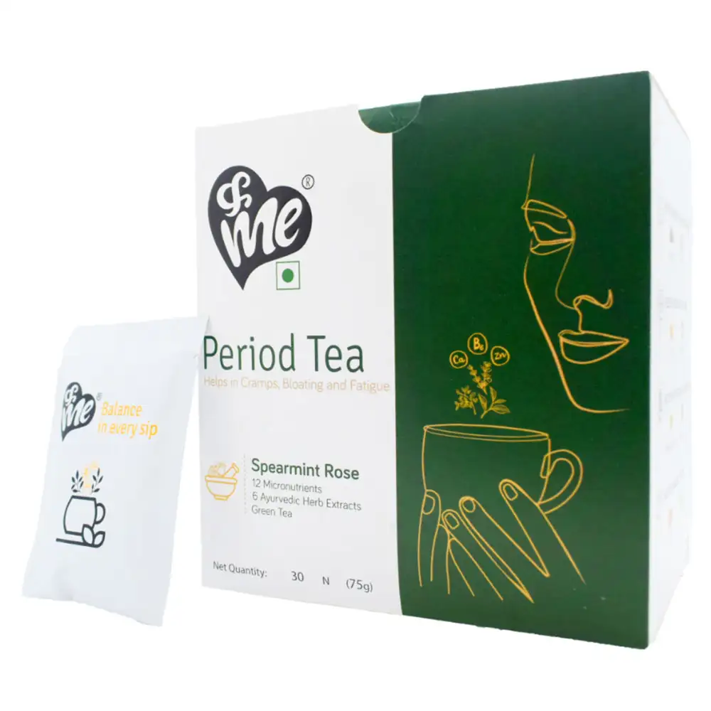 &Me Period Tea,  30 Tea Bag(s)  Spearmint Rose