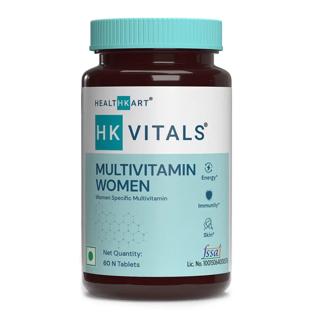 Healt HK Vitals Multivitamin Women with Ginseng, Ginkgo Biloba, Soya-Isoflavones & Lycopene,  60 tablet(s)  Unflavoured