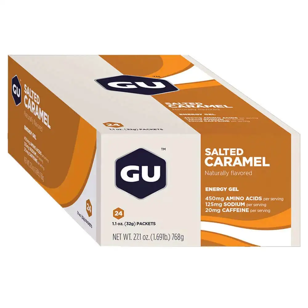 GU Energy Gel,  24 Piece(s)/Pack  Salted Caramel