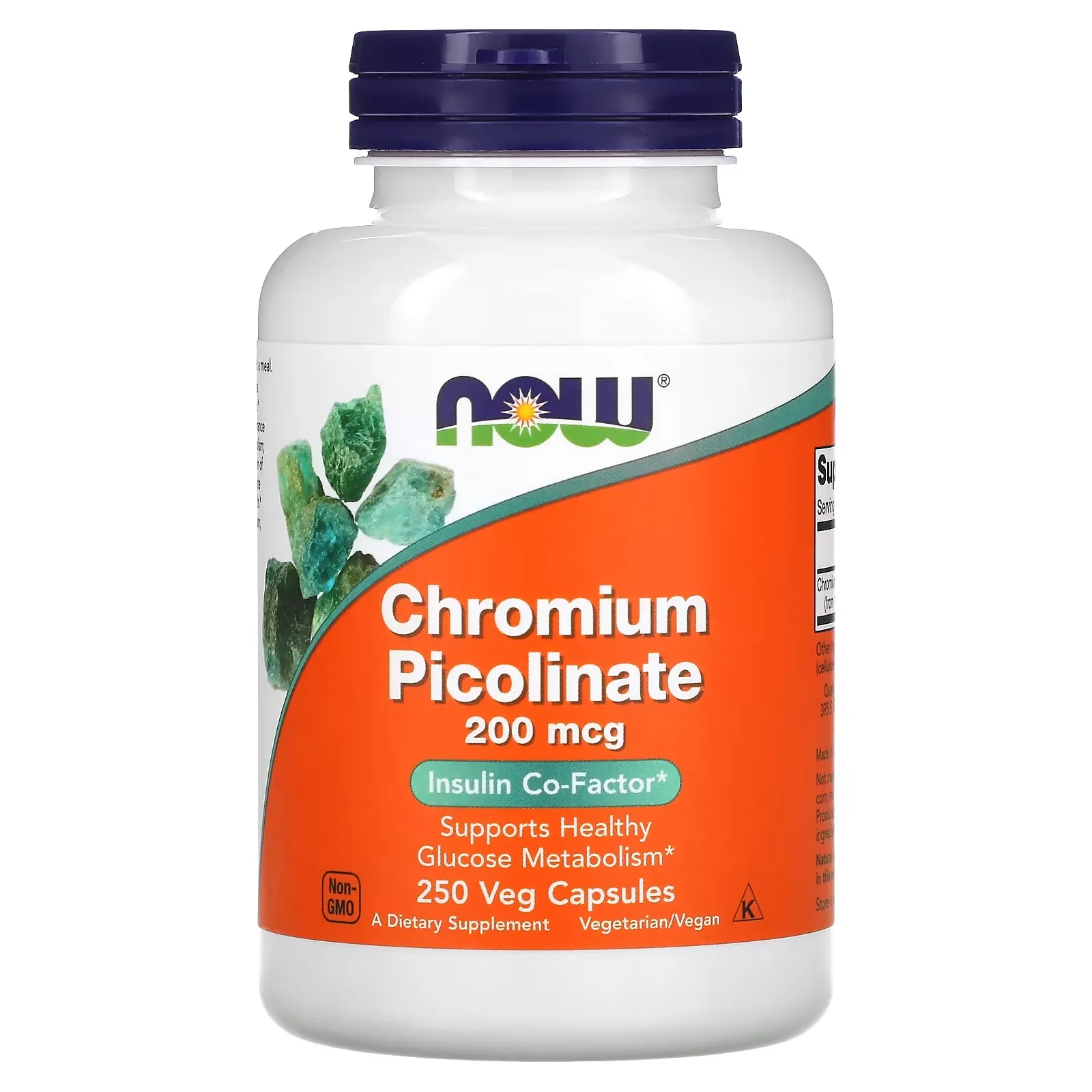 Chromium Picolinate, 200 mcg, 250 Veg Capsules