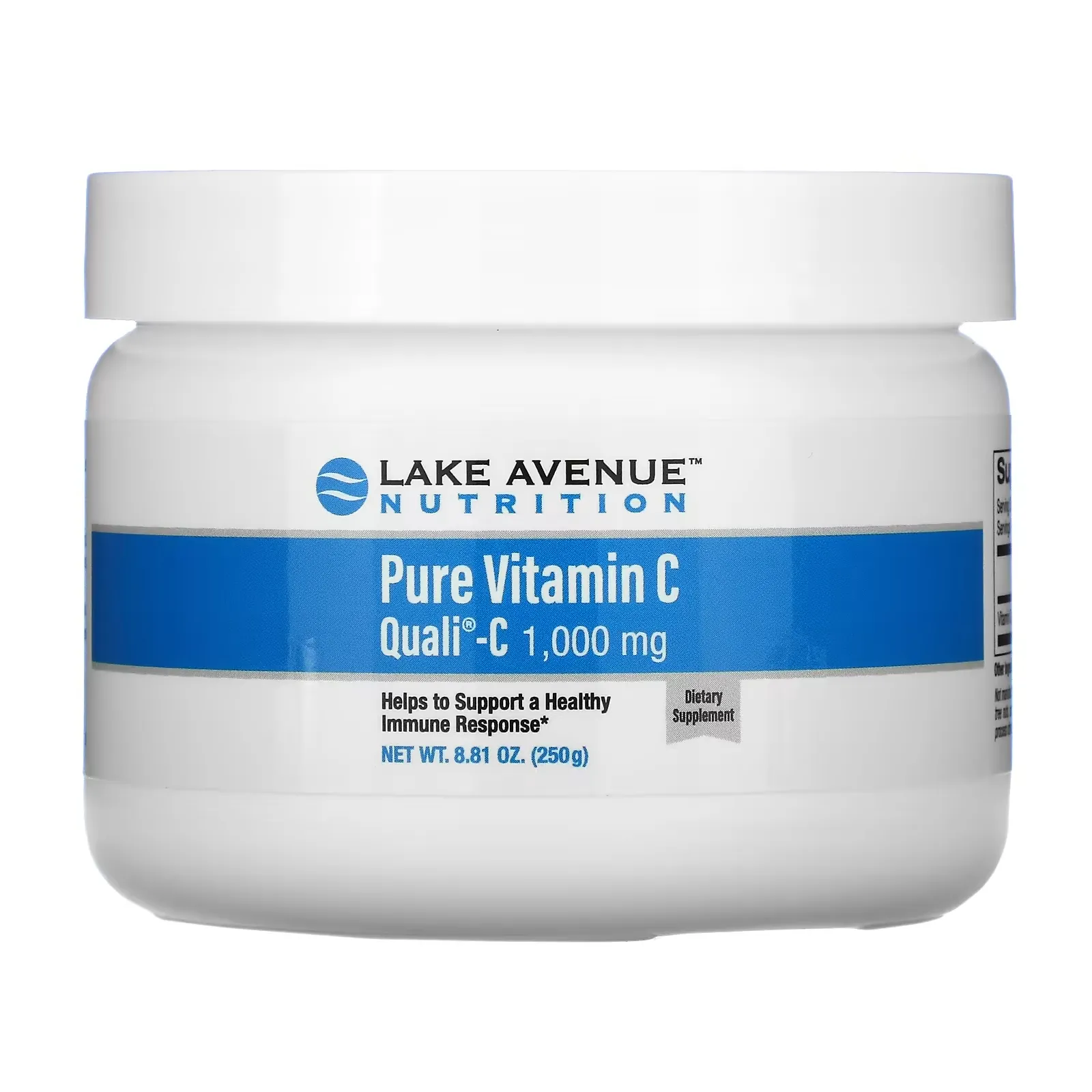 Pure Vitamin C Quali-C Powder, 1,000 mg, 8.81 oz (250 g)