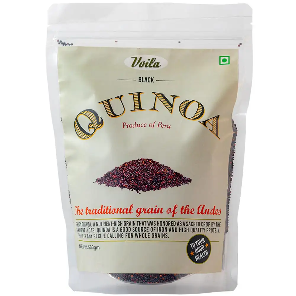 Voila Black Quinoa,  0.5 kg  Unflavoured