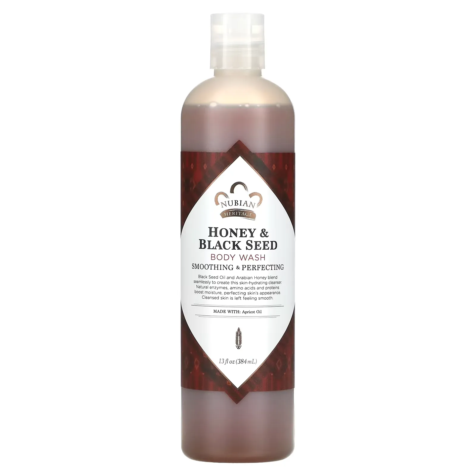 Body Wash, Honey & Black Seed, 13 fl oz (384 ml)