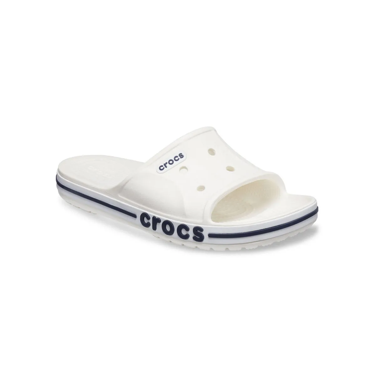 Crocs White Bayaband Unisex Flipflops