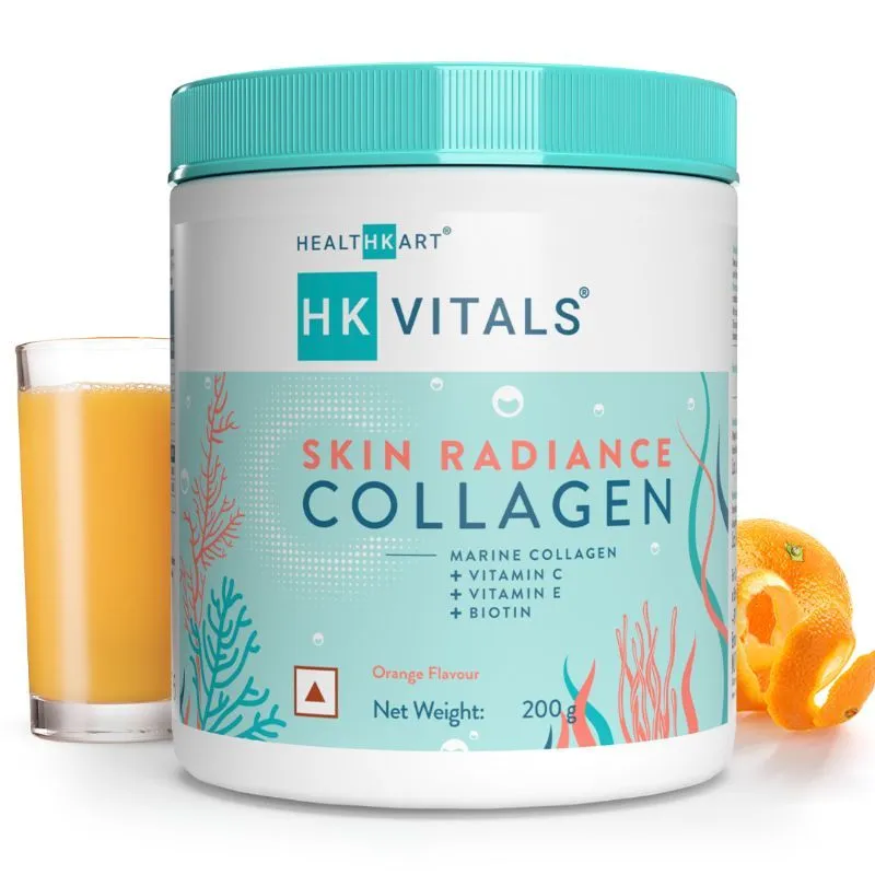 HealthKart Hk Vitals Skin Radiance Collagen Supplement With Biotin - Orange