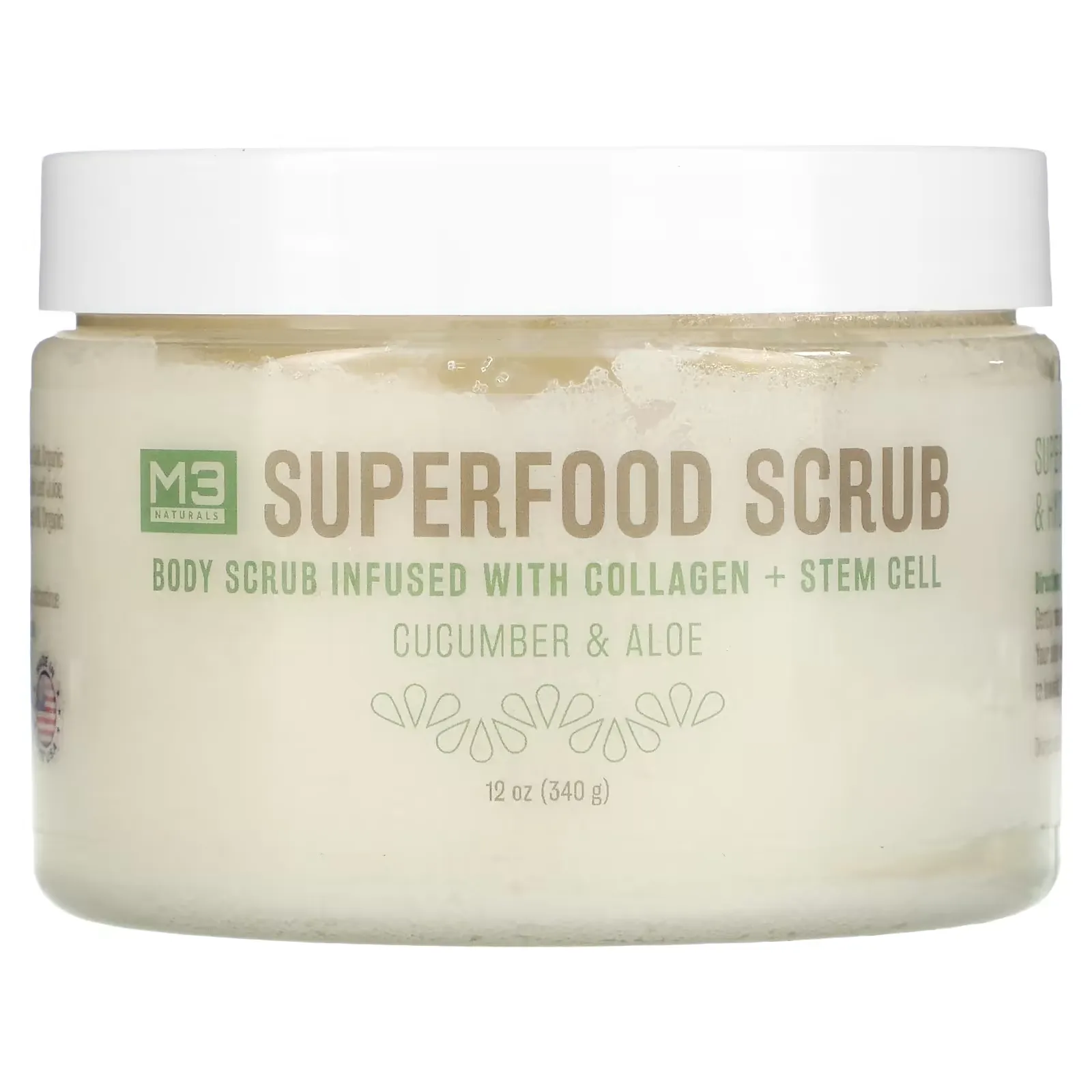 Superfood Scrub, Cucumber & Aloe, 12 oz (340 g)