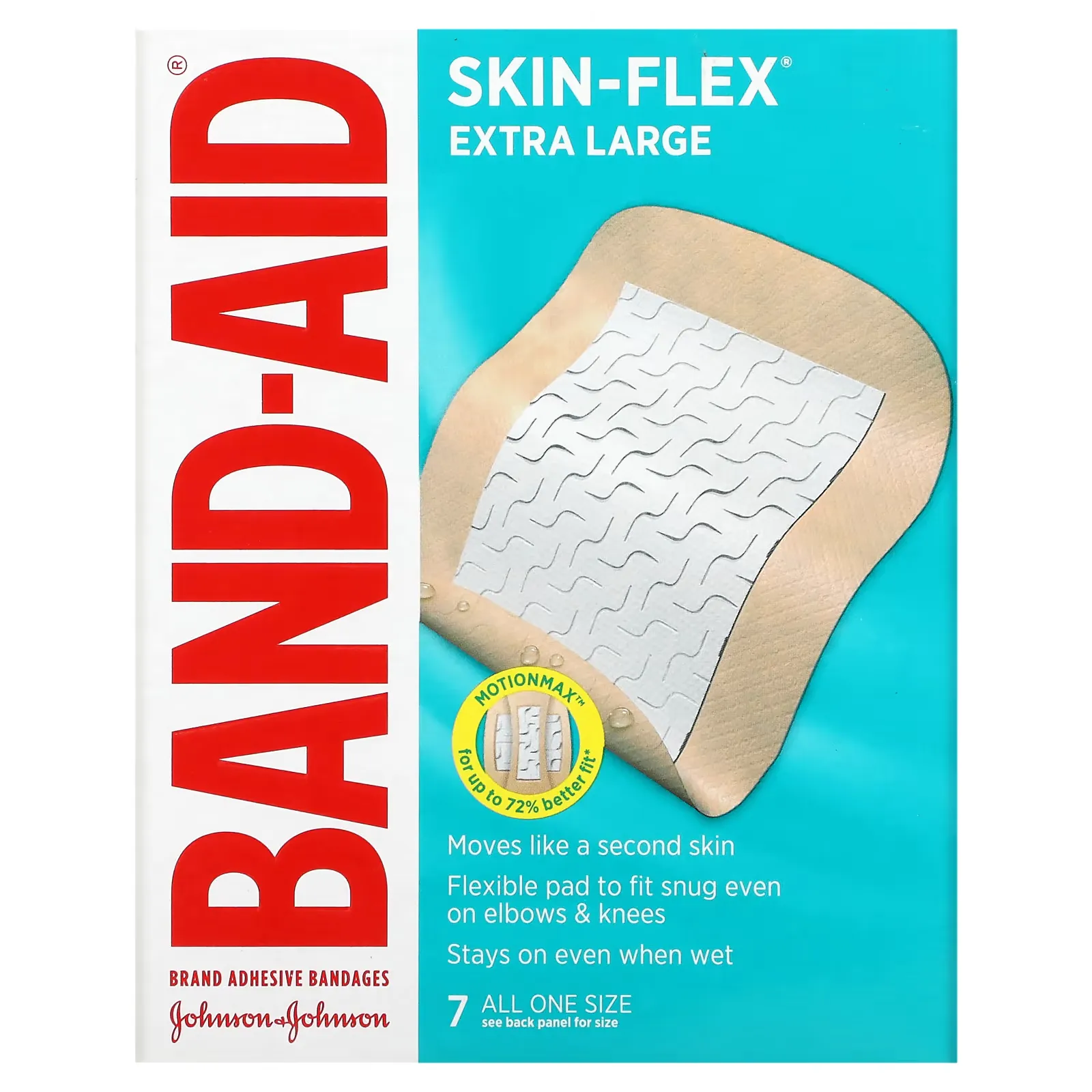 Skin-Flex, Adhesive Bandages, Extra Large, 7 Bandages