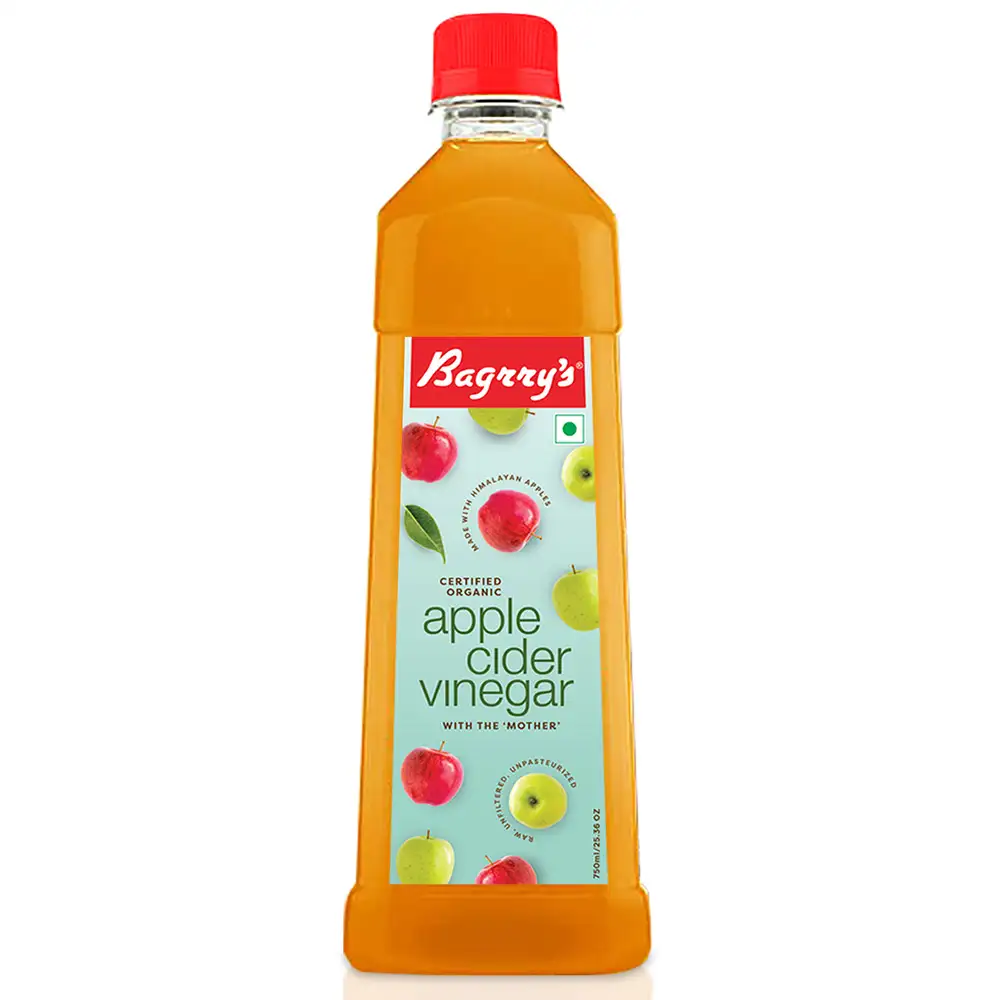 Bagrrys Organic Apple Cider Vinegar,  750 ml  with The 'Mother'