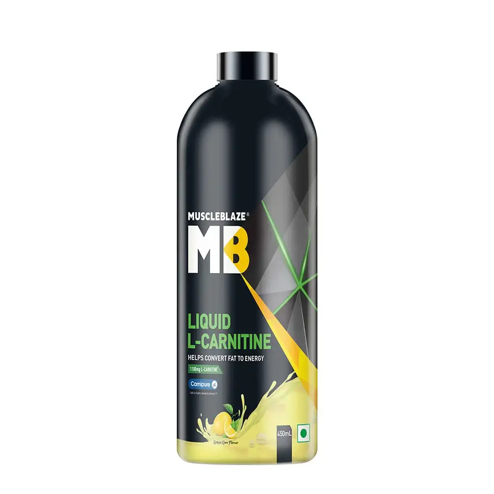 MuscleBlaze Liquid L-Carnitine,  450 ml  Lemon Lime