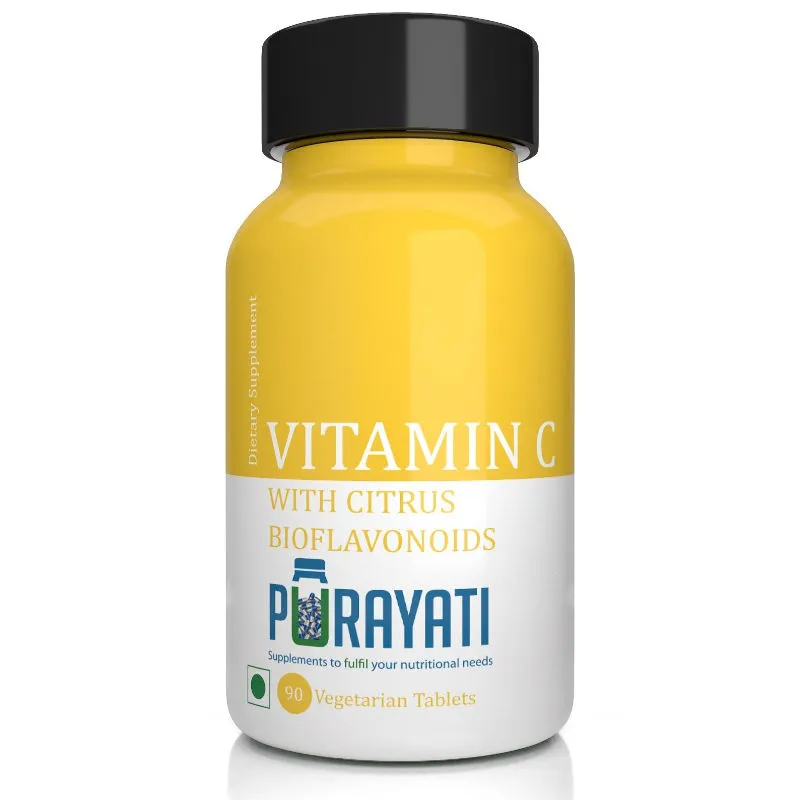 Purayati Vitamin C With Citrus Bioflavonoids - 90 Tablets