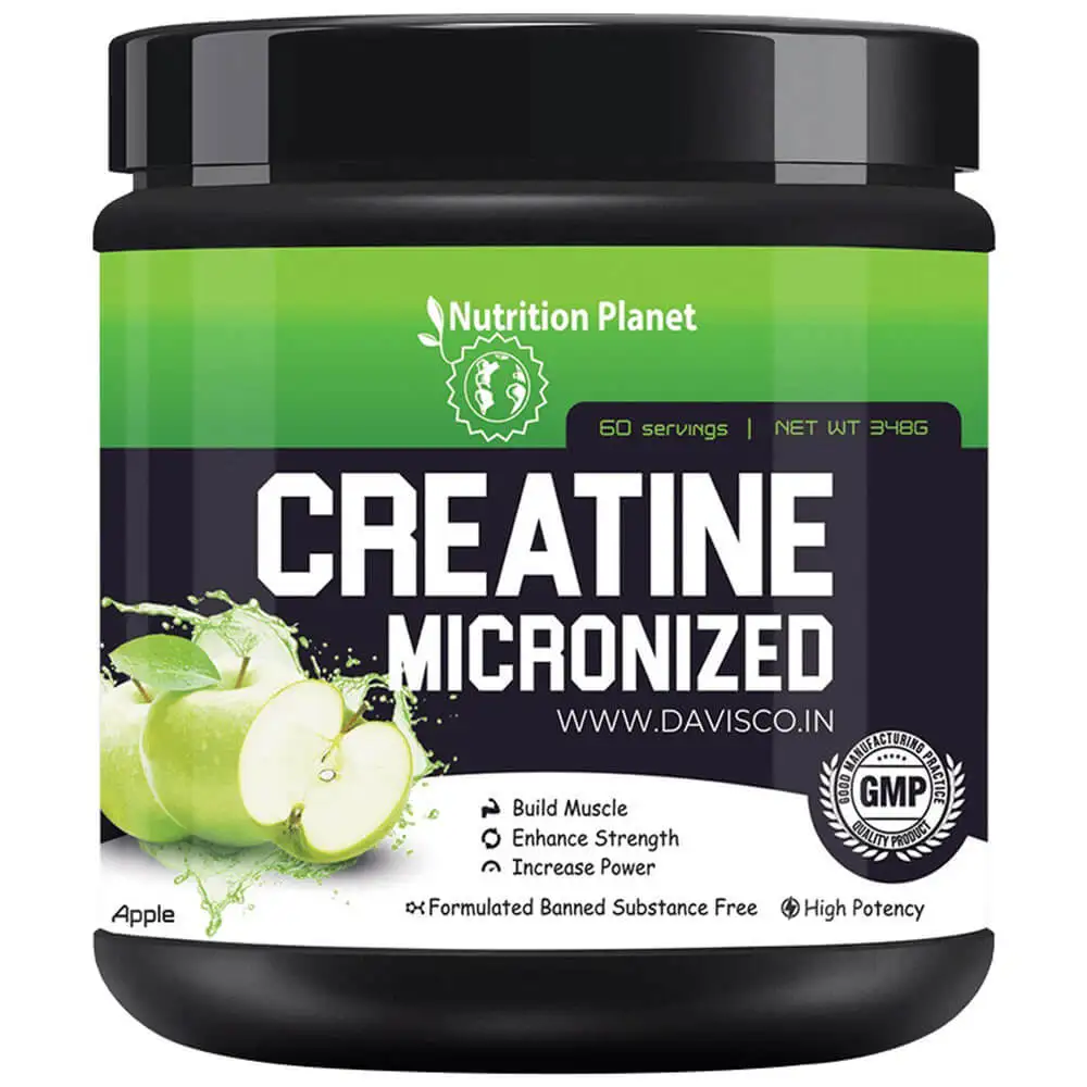 Nutrition Planet Creatine Micronized,  Green Apple  0.76 lb