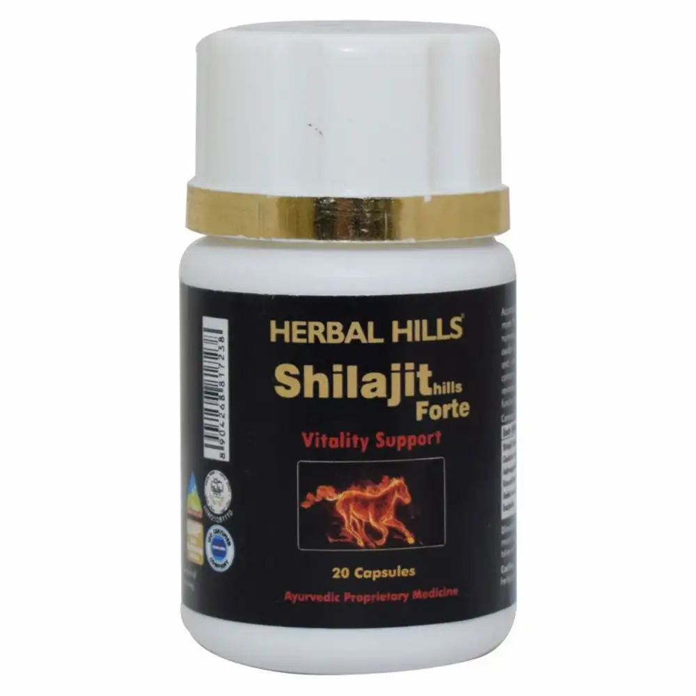 Herbal Hills Shilajithills Forte,  20 capsules