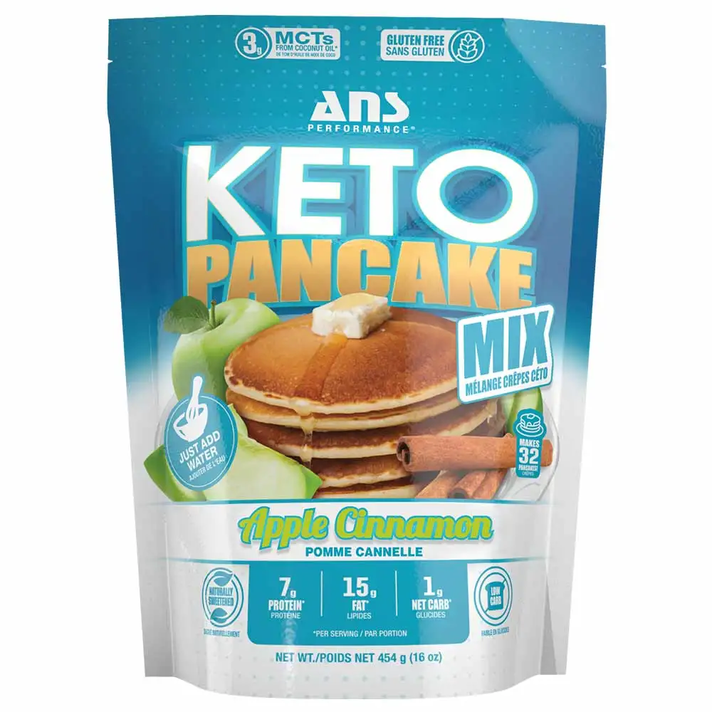 ANS Performance KETO Pancake Mix,  Apple Cinnamon  454 g