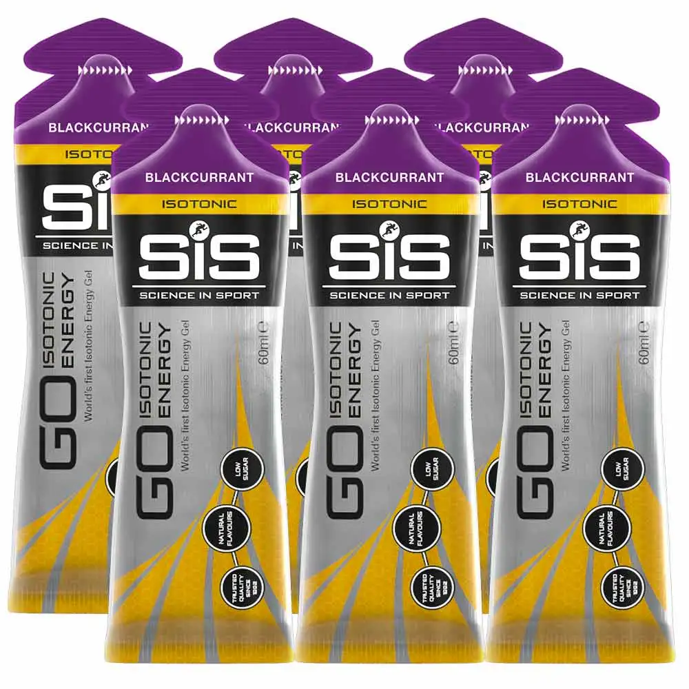 Science In Sport SIS Gel Go Isotonic Energy,  6 Piece(s)/Pack  Black Currant